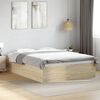 vidaXL Bed Frame without Mattress Sonoma Oak 140x200 cm