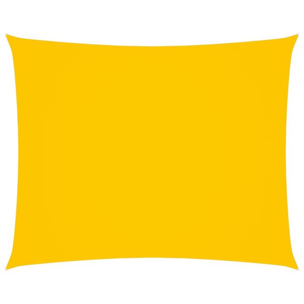 vidaXL Sunshade Sail Oxford Fabric Rectangular 2.5x4.5 m Yellow