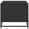 vidaXL Coffee Table Black 100x50x45 cm Engineered Wood and Metal