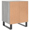 vidaXL Bedside Cabinets 2 pcs Grey Sonoma 40x35x50 cm Engineered Wood