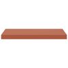 vidaXL Wall Shelf 2 pcs Red 60 x 23 x 4 cm Engineered Wood