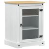 vidaXL HiFi cabinet White 60 x 50 x 82 cm Solid Pine Wood