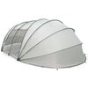 vidaXL Pool Tent Dome Grey 640 x 432 x 205 cm