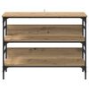 vidaXL Console Table Artisan oak 100 x 32 x 75 cm Engineered wood