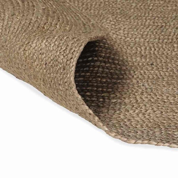 vidaXL Area Rugs Oval Grey 152 x 245 cm Jute