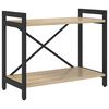 vidaXL Bookshelf 60 x 30 x 50 cm Engineered Wood Sonoma Oak