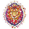 UNIDRAGON 700 Piece Wooden Jigsaw Puzzle Mysterious Lion Royal Size 42x54 cm