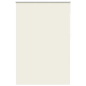 vidaXL Roller Blind Blackout Off White 160x230 cm Fabric Width 156.6 cm Polyester