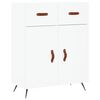 vidaXL Highboard White 69.5x34x180 cm Engineered Wood