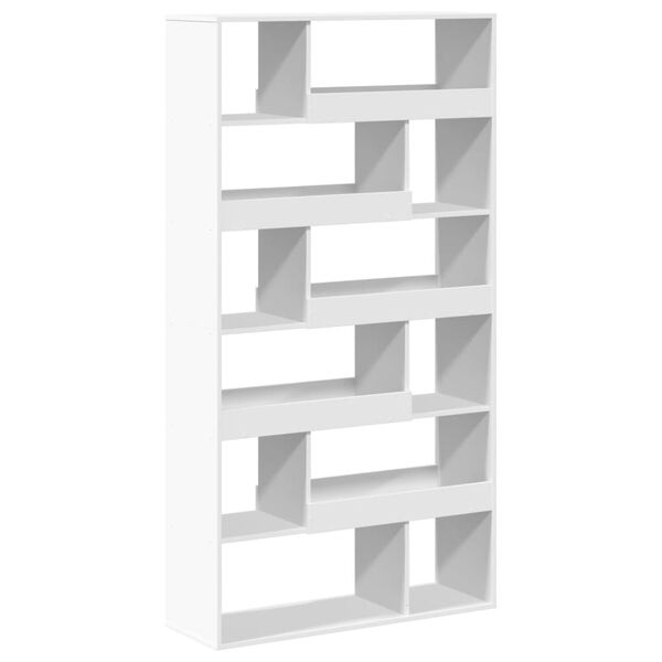 vidaXL Bookcase White 100x33x187.5 cm Engineered Wood