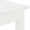 vidaXL Bar Table White 140 x 80 x 105 cm Solid Pine Wood
