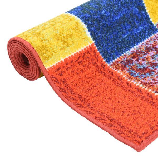 vidaXL Carpet Runner Multicolour 80x100 cm