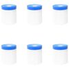vidaXL Masking Film with Adhesive Tape 6 pcs Transparent and Blue
