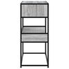 vidaXL Console Table Grey Sonoma 90x35x80 cm Engineered Wood