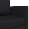 vidaXL Folding Sofa Bed Black 124 x 71 x 78 cm PVC