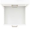 vidaXL Filing Cabinet with 5 Drawers Metal 28x35x35 cm White
