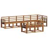 vidaXL Outdoor Sofa Set 8 pcs Natural Solid Acacia Wood