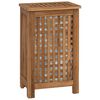 vidaXL Laundry Basket Natural 35 x 25 x 60 cm Solid Teak Wood