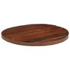 vidaXL Table Top Ø 70x3.8 cm Round Solid Wood Reclaimed