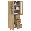 vidaXL Highboard Artisan Oak 69.5 x 34 x 180 cm Engineered Wood