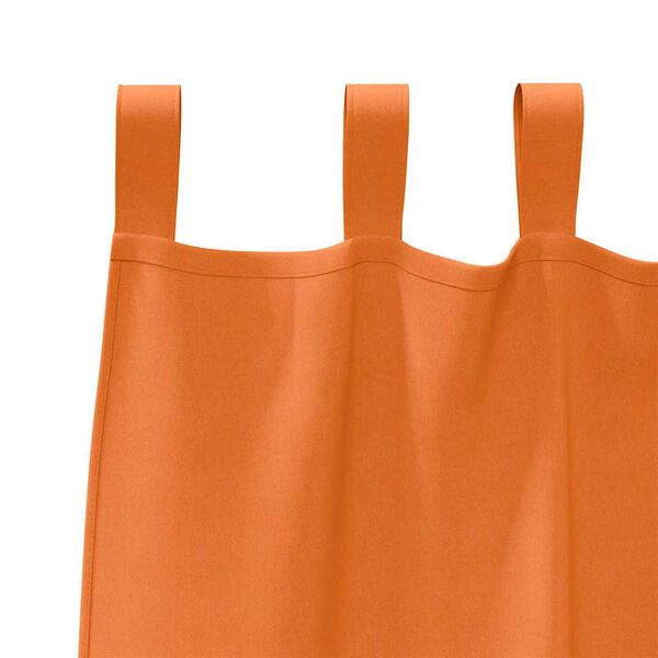 vidaXL Blackout Curtains with Rings 2 pcs Bright Orange 175 x 140 cm