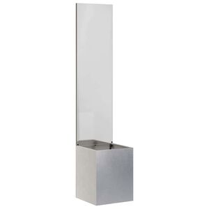 vidaXL Garden Privacy Screen Sliver 32 x 32 x 150 cm Stainless steel