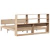 vidaXL Bookcase Bed without Mattress 200x200cm Solid Wood Pine