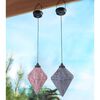 Luxform Solar LED Garden Hanging Light Oriental Tyana Pink