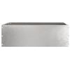 vidaXL Lawn Edging Silver 40 x 40 x 13 cm Stainless Steel