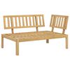 vidaXL Garden Pallet Corner Sofa Solid Wood Acacia