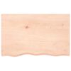 vidaXL Basin Shelf Wall Mounted Steel and Solid Wood Oak