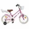 vidaXL Kids Bike 14 Inches for 3-5 Years Old Light Pink