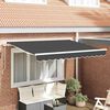vidaXL Awning Replacement Fabric Anthracite 330 x 195 cm Polyester