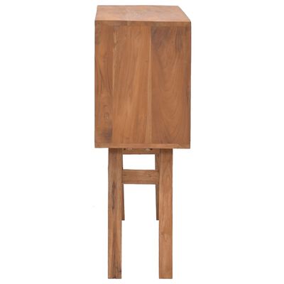 vidaXL Console Table 80x30x80 cm Solid Teak Wood