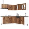 vidaXL 11 Piece Kitchen Cabinet Set Porto Old Wood Engineered Wood