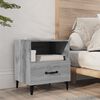 vidaXL Bedside Cabinets 2 pcs Grey Sonoma Engineered Wood