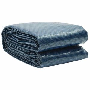vidaXL Floating PE Solar Pool Film 527 cm Black and Blue