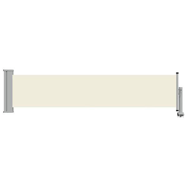 vidaXL Patio Retractable Side Awning 60x300 cm Cream