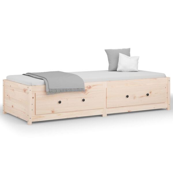 vidaXL Day Bed without Mattress 80x200 cm Solid Wood Pine