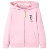 vidaXL Kids'Hooded Sweatshirt with Zip Pink 104