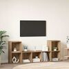 vidaXL TV Cabinet Set Wall-mounted 3 pcs Brown Engineered Wood