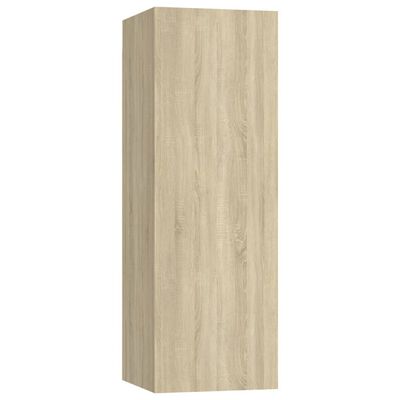 vidaXL 5 Piece TV Cabinet Sets Sonoma Oak Engineered Wood