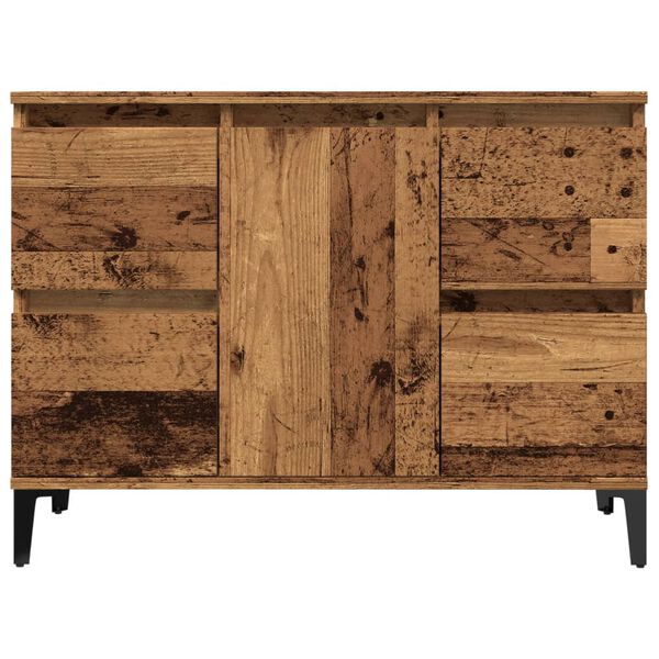 vidaXL Sink Cabinet Old Wood 80x33x60 cm Engineered Wood