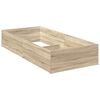 vidaXL Bed Surround for Adjustable Bed Base Sonoma Oak 90 x 190 cm