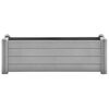 vidaXL Garden Raised Bed PP Stone Grey 100x43x35 cm