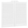 vidaXL Swing Doors 90 x 40 cm Solid Pine Wood White