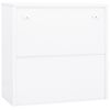 vidaXL Office Cabinet White 90x40x90 cm Steel