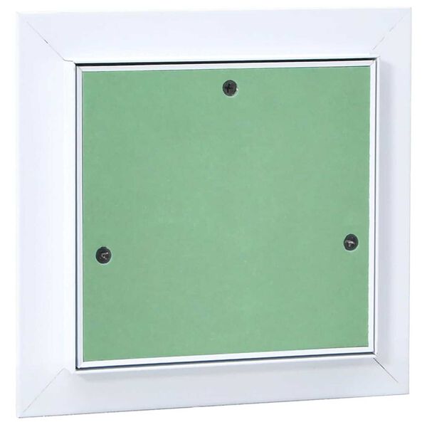 vidaXL Access Panel White 20 x 20 cm Aluminium and Plasterboard