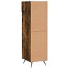 vidaXL Shoe Cabinet Smoked Oak 30x35x105 cm Engineered Wood