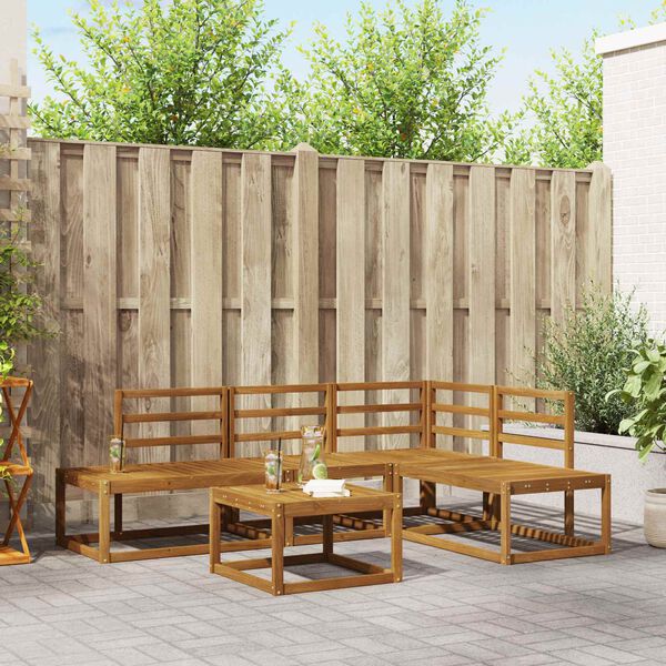 vidaXL Sofa Set Natural